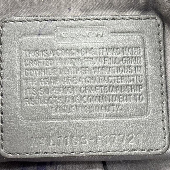 Coach Metallic Bronze Handbag - Picture 4 of 7